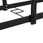 ΣΕΤ ΤΡΑΠΕΖΑΡΙΑΣ 5ΤΜΧ BRUNO HM10729.03 ΚΑΡΕΚΛΕΣ ΜΕΤΑΛΛΙΚΕΣ & ΤΡΑΠΕΖΙ 150x90εκ ΜΑΥΡΟ - Image 5