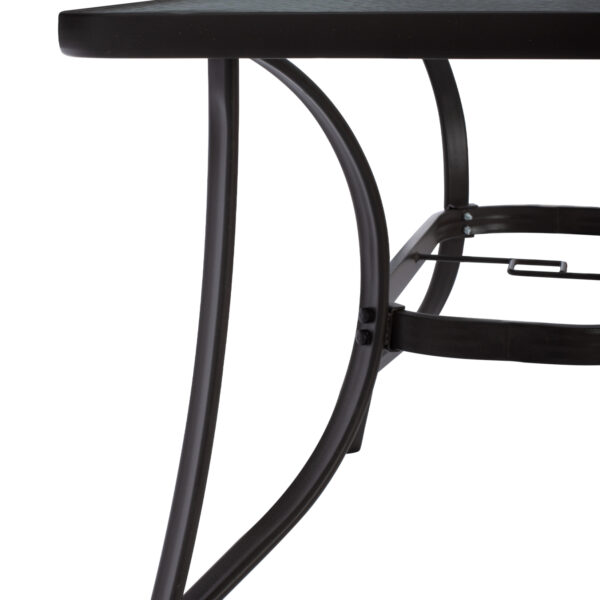 ΣΕΤ ΤΡΑΠΕΖΑΡΙΑΣ 5ΤΜΧ BRAVO HM10731.02--4 ΚΑΡΕΚΛΕΣ & ΤΡΑΠΕΖΙ 120x70εκ ΚΑΦΕ - Image 5