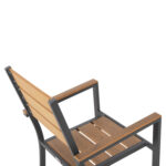 ΣΕΤ ΤΡΑΠΕΖΑΡΙΑΣ 7ΤΜΧ SAGA HM10814 ΑΛΟΥΜΙΝΙΟ ΣΕ ΓΚΡΙ--POLYWOOD - Image 4
