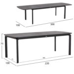 ΣΕΤ ΤΡΑΠΕΖΑΡΙΑΣ ΕΞ.ΧΩΡΟΥ 6 ΘΕΣΕΩΝ ELARA HM10726.01 ΓΚΡΙ ΑΛΟΥΜΙΝΙΟ-ΕΠΕΚΤΕΙΝΟΜΕΝΟ ΤΡΑΠΕΖΙ - Image 2