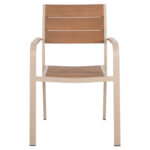 ΣΕΤ ΤΡΑΠΕΖΑΡΙΑΣ TABER HM10737 ΤΡΑΠΕΖΙ & 6 ΠΟΛΥΘΡΟΝΕΣ-ΑΛΟΥΜΙΝΙΟ & POLYWOOD-ΣΑΜΠΑΝΙ - Image 4