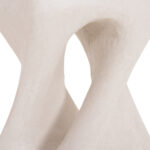 ΣΚΑΜΠΟ ΤΕΤΡΑΓΩΝΟ SANTORINI HM18337 ΠΟΛΥΡΗΤΙΝΗ--ΥΠΟΛΕΥΚΟ ΧΡΩΜΑ 30x30x45Yεκ - Image 5