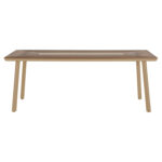 ΤΡΑΠΕΖΙ ΑΛΟΥΜΙΝΙΟΥ TABER HM5131.04 ΚΑΠΟΥΤΣΙΝΟ ΜΕ POLYWOOD TOP 200x100x75Υεκ - Image 3