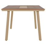 ΤΡΑΠΕΖΙ ΑΛΟΥΜΙΝΙΟΥ TABER HM5131.04 ΚΑΠΟΥΤΣΙΝΟ ΜΕ POLYWOOD TOP 200x100x75Υεκ - Image 4