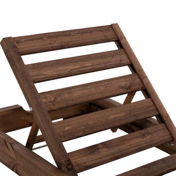 ΞΑΠΛΩΣΤΡΑ ΚΟΡΙΝΟΣ HM10771.05T ΞΥΛΟ ΠΕΥΚΟΥ ΚΑΡΥΔΙ--ΜΑΞΙΛΑΡΙ ΜΑΥΡΟ 79x204x77Υεκ - Image 3