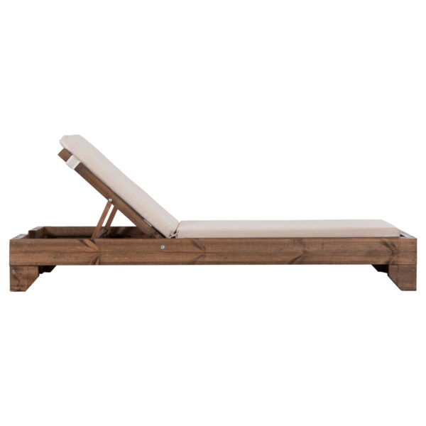 ΞΑΠΛΩΣΤΡΑ ΚΟΡΙΝΟΣ HM10771.60T ΞΥΛΟ ΠΕΥΚΟΥ ΚΑΡΥΔΙ--ΜΑΞΙΛΑΡΙ ΜΠΕΖ 79x204x77Υεκ - Image 3