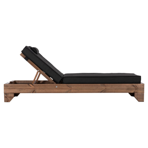 ΞΑΠΛΩΣΤΡΑ ΚΟΡΙΝΟΣ HM10773.05T ΞΥΛΟ ΠΕΥΚΟΥ ΚΑΡΥΔΙ--ΜΑΞΙΛΑΡΙ ΜΑΥΡΟ 79x204x80Υεκ - Image 3