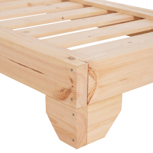 ΞΑΠΛΩΣΤΡΑ ΜΕ ΜΑΞΙΛΑΡΙ ΚΟΡΙΝΟΣ HM10793.60T ΞΥΛΟ ΠΕΥΚΟΥ--TEXTILENE ΣΕ ΕΚΡΟΥ 79x204x80Υεκ - Image 5