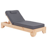 ΞΑΠΛΩΣΤΡΑ ΜΕ ΜΑΞΙΛΑΡΙ ΚΟΡΙΝΟΣ HM10748.12 ΞΥΛΟ ΠΕΥΚΟΥ--TEXTILENE ΓΚΡΙ 79x204x80Υεκ