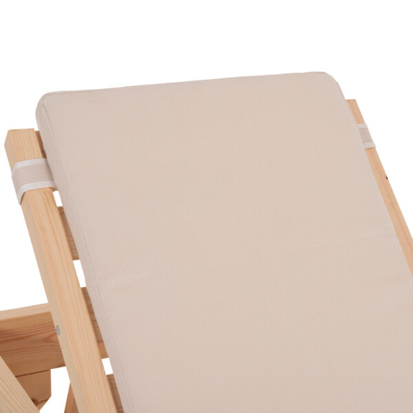 ΞΑΠΛΩΣΤΡΑ ΜΕ ΜΑΞΙΛΑΡΙ ΚΟΡΙΝΟΣ HM10775.60T ΞΥΛΟ ΠΕΥΚΟΥ--TEXTILENE ΜΠΕΖ 79x204x77Υεκ - Image 6