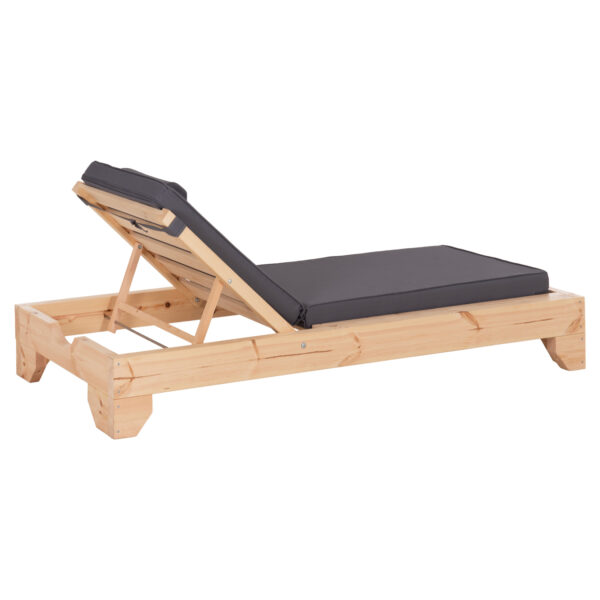 ΞΑΠΛΩΣΤΡΑ ΜΕ ΜΑΞΙΛΑΡΙ ΚΟΡΙΝΟΣ HM10776.30T ΞΥΛΟ ΠΕΥΚΟΥ--TEXTILENE ΣΕ ΓΚΡΙ 79x204x77Υεκ - Image 5