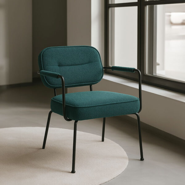 PRISLEY ΠΟΛΥΘΡΟΝΑ PETROL 73x66x78 01-3529 - Image 7