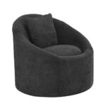 SOFTY ΠΟΛΥΘΡΟΝΑ ΠΕΡΙΣΤΡΕΦΟΜΕΝΗ ΓΚΡΙ ΣΚΟΥΡΟ 80x80x77 01-3574 - Image 6