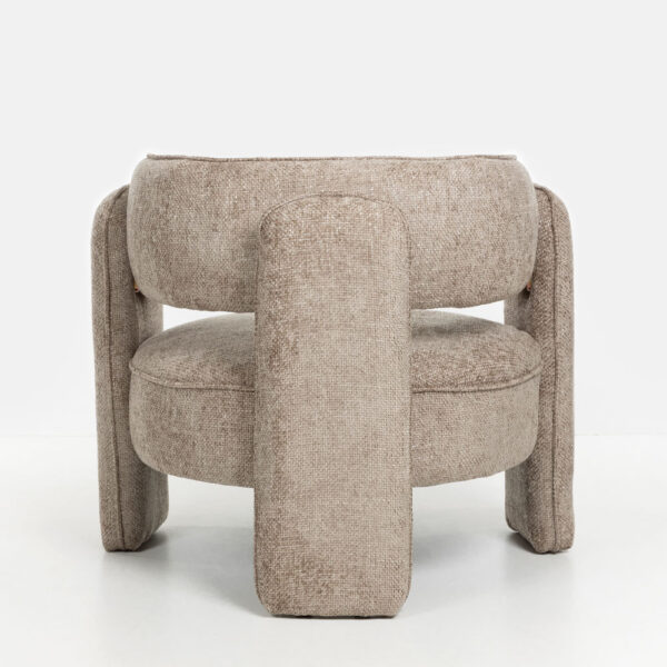 GRADA SMALL ΠΟΛΥΘΡΟΝΑ BEIGE 79x85x70.5cm 01-3587 - Image 2