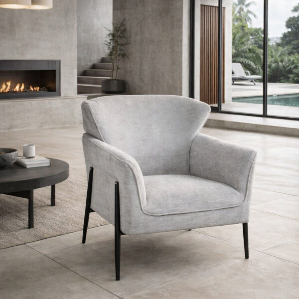 LENON ΠΟΛΥΘΡΟΝΑ ΓΚΡΙ 83x83x85cm 01-3630 - Image 7