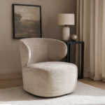 GEO ΠΟΛΥΘΡΟΝΑ ΠΕΡΙΣΤΡΕΦΟΜΕΝΗ ΓΚΡΙ LATTE 74x76x75cm 01-3632 - Image 7