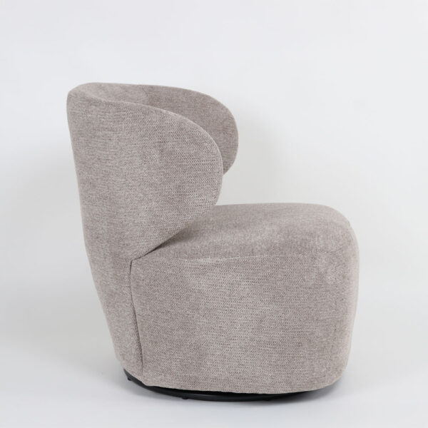 GEO ΠΟΛΥΘΡΟΝΑ ΠΕΡΙΣΤΡΕΦΟΜΕΝΗ ΓΚΡΙ LATTE 74x76x75cm 01-3632 - Image 8