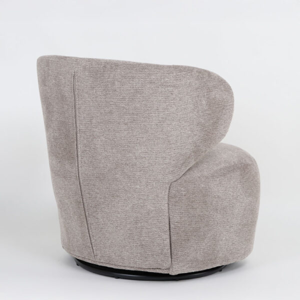 GEO ΠΟΛΥΘΡΟΝΑ ΠΕΡΙΣΤΡΕΦΟΜΕΝΗ ΓΚΡΙ LATTE 74x76x75cm 01-3632 - Image 9