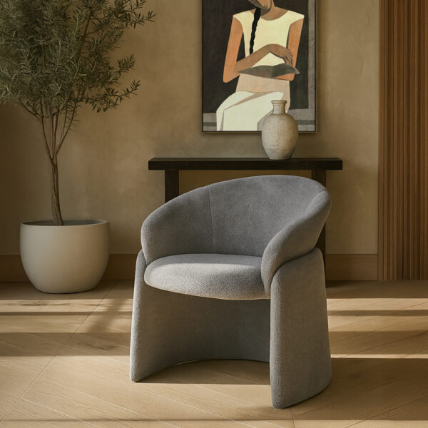 FRU ΠΟΛΥΘΡΟΝΑ ΓΚΡΙ 71x63x78cm 01-3634 - Image 7