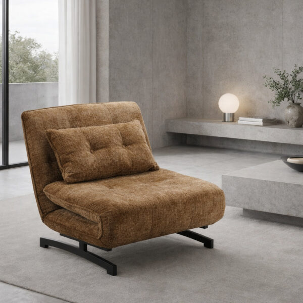 ESCADA ΠΟΛΥΘΡΟΝΑ ΑΝΑΔΙΠΛΟΥΜΕΝΗ ΜΟΥΣΤΑΡΔΙ 92x88x86cm 01-3645 - Image 2