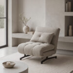 TESSERA ΠΟΛΥΘΡΟΝΑ ΑΝΑΔΙΠΛΟΥΜΕΝΗ TAUPE 86x86x83cm 01-3648 - Image 2