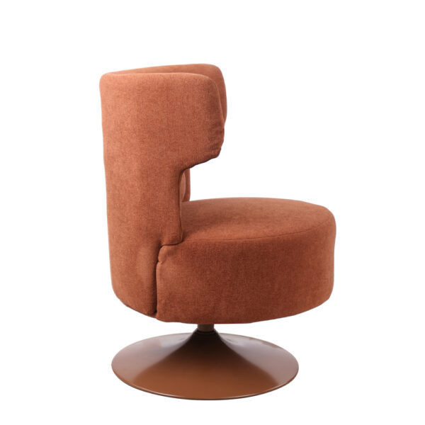 CANVAS ΠΟΛΥΘΡΟΝΑ ΠΕΡΙΣΤΡΕΦΟΜΕΝΗ ΠΟΡΤΟΚΑΛΙ 72x68x86cm 01-3652 - Image 3