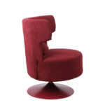 CANVAS ΠΟΛΥΘΡΟΝΑ ΠΕΡΙΣΤΡΕΦΟΜΕΝΗ BORDEAUX 72x68x86cm 01-3654 - Image 4