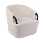 CELINE ΠΟΛΥΘΡΟΝΑ ΠΕΡΙΣΤΡΕΦΟΜΕΝΗ ΛΕΥΚΟ ΚΑΡΥΔΙ 74x73x72cm 01-3661