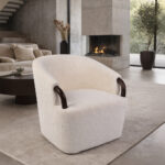 CELINE ΠΟΛΥΘΡΟΝΑ ΠΕΡΙΣΤΡΕΦΟΜΕΝΗ ΛΕΥΚΟ ΚΑΡΥΔΙ 74x73x72cm 01-3661 - Image 2