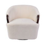 CELINE ΠΟΛΥΘΡΟΝΑ ΠΕΡΙΣΤΡΕΦΟΜΕΝΗ ΛΕΥΚΟ ΚΑΡΥΔΙ 74x73x72cm 01-3661 - Image 5