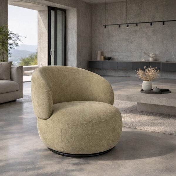 BUBBLE ΠΟΛΥΘΡΟΝΑ ΠΕΡΙΣΤΡΕΦΟΜΕΝΗ ΛΑΔΙ ΑΝΟΙΧΤΟ 74x84x69cm 01-3662 - Image 2