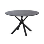 KIMONO ΤΡΑΠΕΖΙ ΜΑΥΡΟ 120x120x75 02-0586 - Image 2