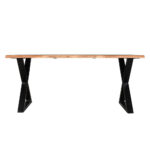 MINGLE ΤΡΑΠΕΖΙ ΚΑΡΥΔΙ ΜΑΥΡΟ 180x80x76 02-0642 - Image 9