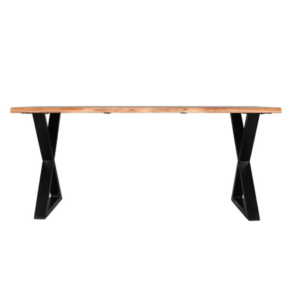 MINGLE ΤΡΑΠΕΖΙ ΚΑΡΥΔΙ ΜΑΥΡΟ 180x80x76 02-0642 - Image 9