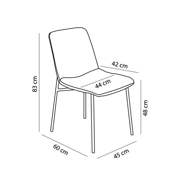 BRICK ΚΑΡΕΚΛΑ ΓΚΡΙ 45x60x83 03-0835 - Image 10