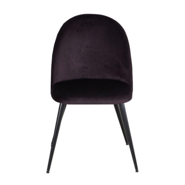 ZIZEL ΚΑΡΕΚΛΑ VIOLET ΣΚΟΥΡΟ 47x56,5xH84cm 03-0867 - Image 8