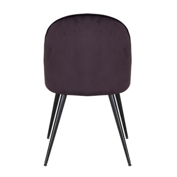 ZIZEL ΚΑΡΕΚΛΑ VIOLET ΣΚΟΥΡΟ 47x56,5xH84cm 03-0867 - Image 9