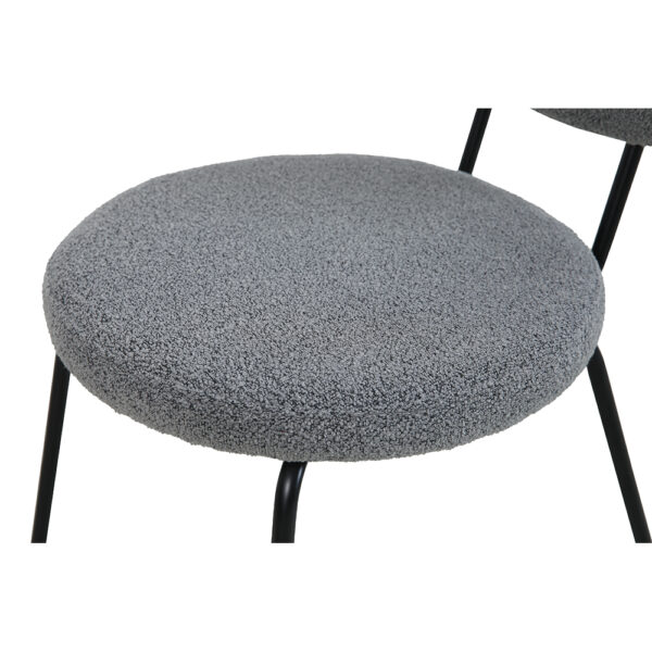 AMELIA ΚΑΡΕΚΛΑ ΓΚΡΙ ΣΚΟΥΡΟ ΜΑΥΡΟ 44x58x80cm 03-0955 - Image 5