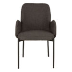 PETALS ΚΑΡΕΚΛΑ ΓΚΡΙ ΣΚΟΥΡΟ 58x58x89 03-1034 - Image 8