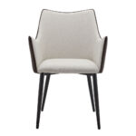 MALONE ΚΑΡΕΚΛΑ ΠΟΛΥΘΡΟΝΑ ΓΚΡΙ ΑΝΟΙΧΤΟ ΚΑΦΕ ΣΚΟΥΡΟ 46x61x86.5 03-1046 - Image 6