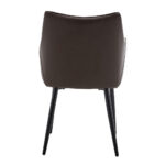 MALONE ΚΑΡΕΚΛΑ ΠΟΛΥΘΡΟΝΑ ΓΚΡΙ ΑΝΟΙΧΤΟ ΚΑΦΕ ΣΚΟΥΡΟ 46x61x86.5 03-1046 - Image 7