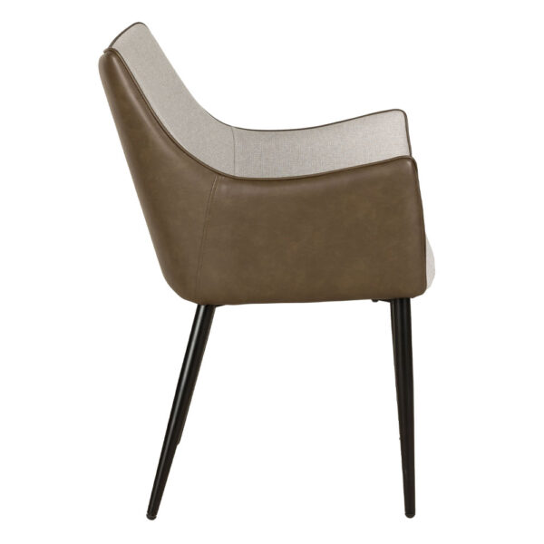MALONE ΚΑΡΕΚΛΑ ΠΟΛΥΘΡΟΝΑ BEIGE ΛΑΔΙ 46x61x86.5 03-1047 - Image 6