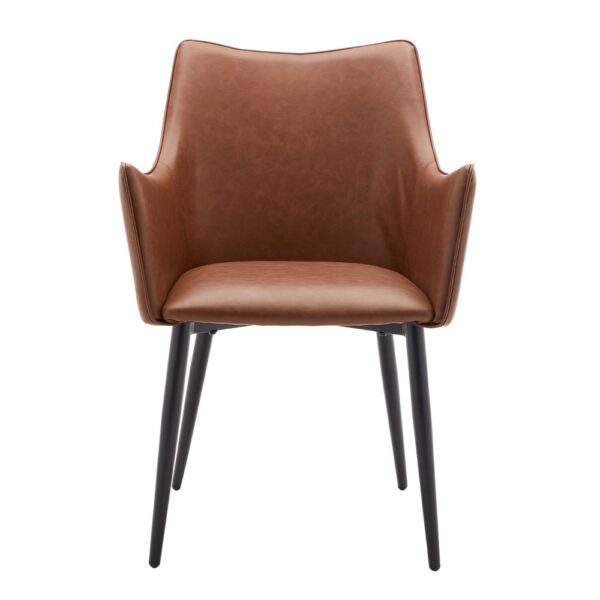 MALONE ΚΑΡΕΚΛΑ ΠΟΛΥΘΡΟΝΑ TABAC 46x61x86.5 03-1048 - Image 6