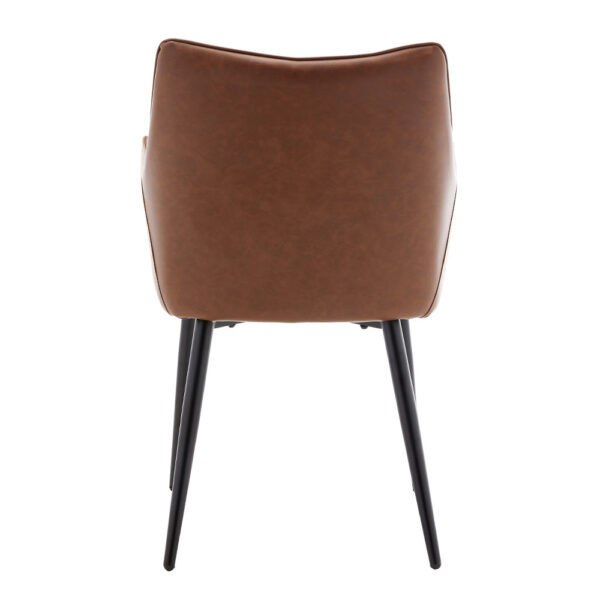 MALONE ΚΑΡΕΚΛΑ ΠΟΛΥΘΡΟΝΑ TABAC 46x61x86.5 03-1048 - Image 7