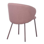 KIRA ΚΑΡΕΚΛΑ ΡΟΖ ΣΑΠΙΟ ΜΗΛΟ ΣΚΟΥΡΟ 56x56x74.5cm 03-1056 - Image 8