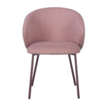 KIRA ΚΑΡΕΚΛΑ ΡΟΖ ΣΑΠΙΟ ΜΗΛΟ ΣΚΟΥΡΟ 56x56x74.5cm 03-1056 - Image 9