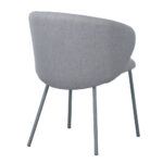 KIRA ΚΑΡΕΚΛΑ ΓΚΡΙ ΑΝΟΙΧΤΟ ΓΚΡΙ ΣΚΟΥΡΟ 56x56x74.5cm 03-1057 - Image 8