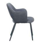 ASCOT ΚΑΡΕΚΛΑ ΓΚΡΙ ΣΚΟΥΡΟ 60x63.5x79 03-1065 - Image 7