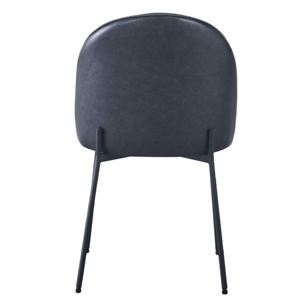 COSMO ΚΑΡΕΚΛΑ ΓΚΡΙ ΣΚΟΥΡΟ 49x54.5x84 03-1106 - Image 7