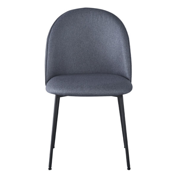 COSMO ΚΑΡΕΚΛΑ ΓΚΡΙ ΣΚΟΥΡΟ 49x54.5x84 03-1106 - Image 8